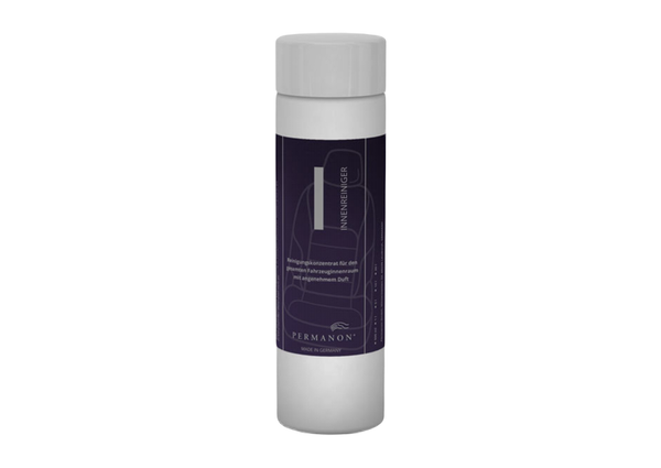 Permanon Interior Cleaner for removing dirt and residues from car interiors